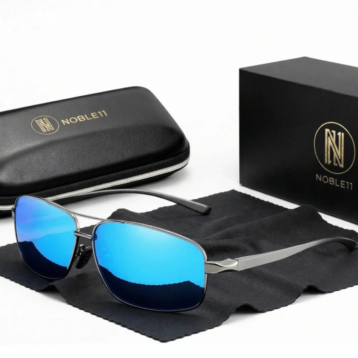 Noble11 Ascent polarized UV400 sunglasses - Azure Blue