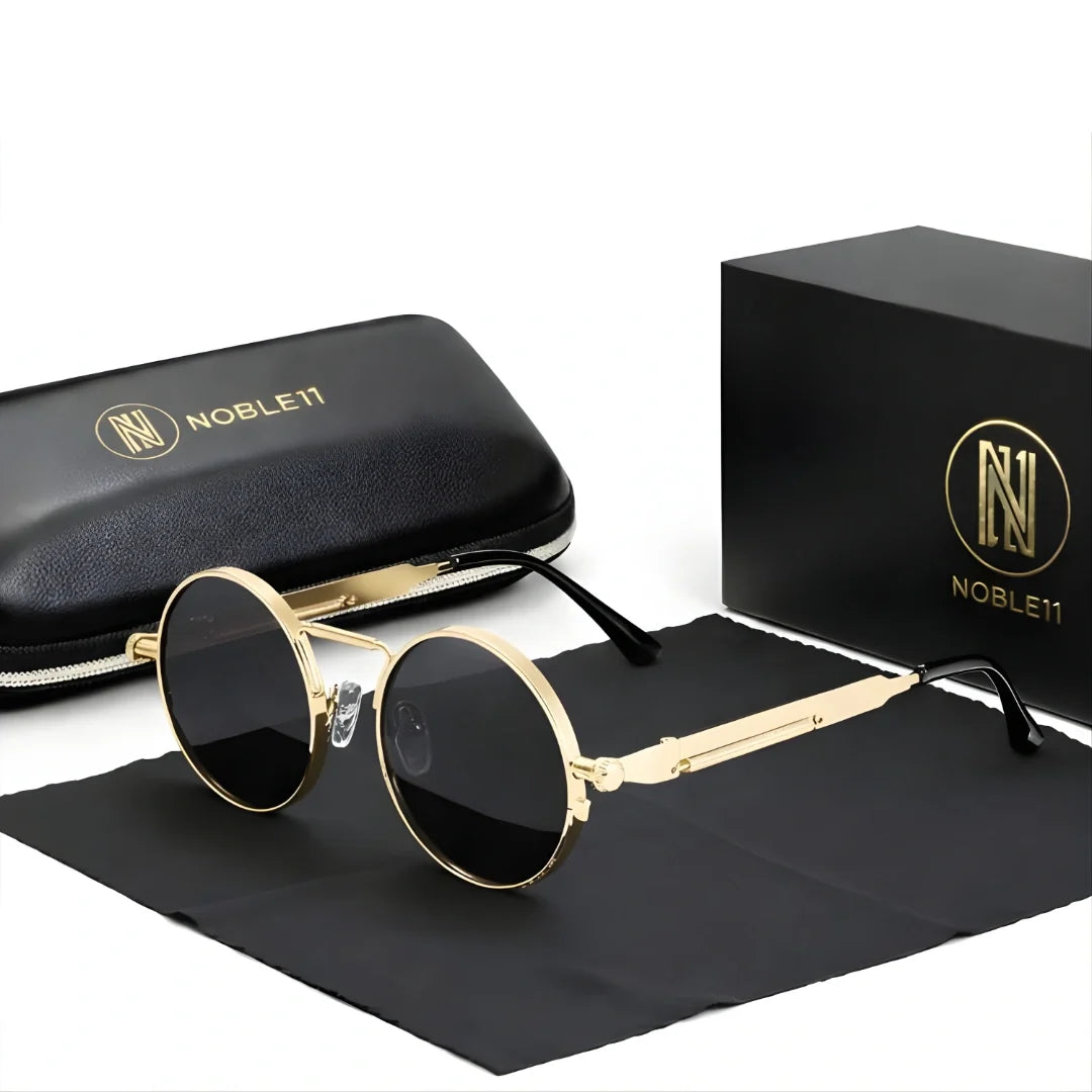 Noble11 Helios polarized UV400 sunglasses - Gold Eclipse
