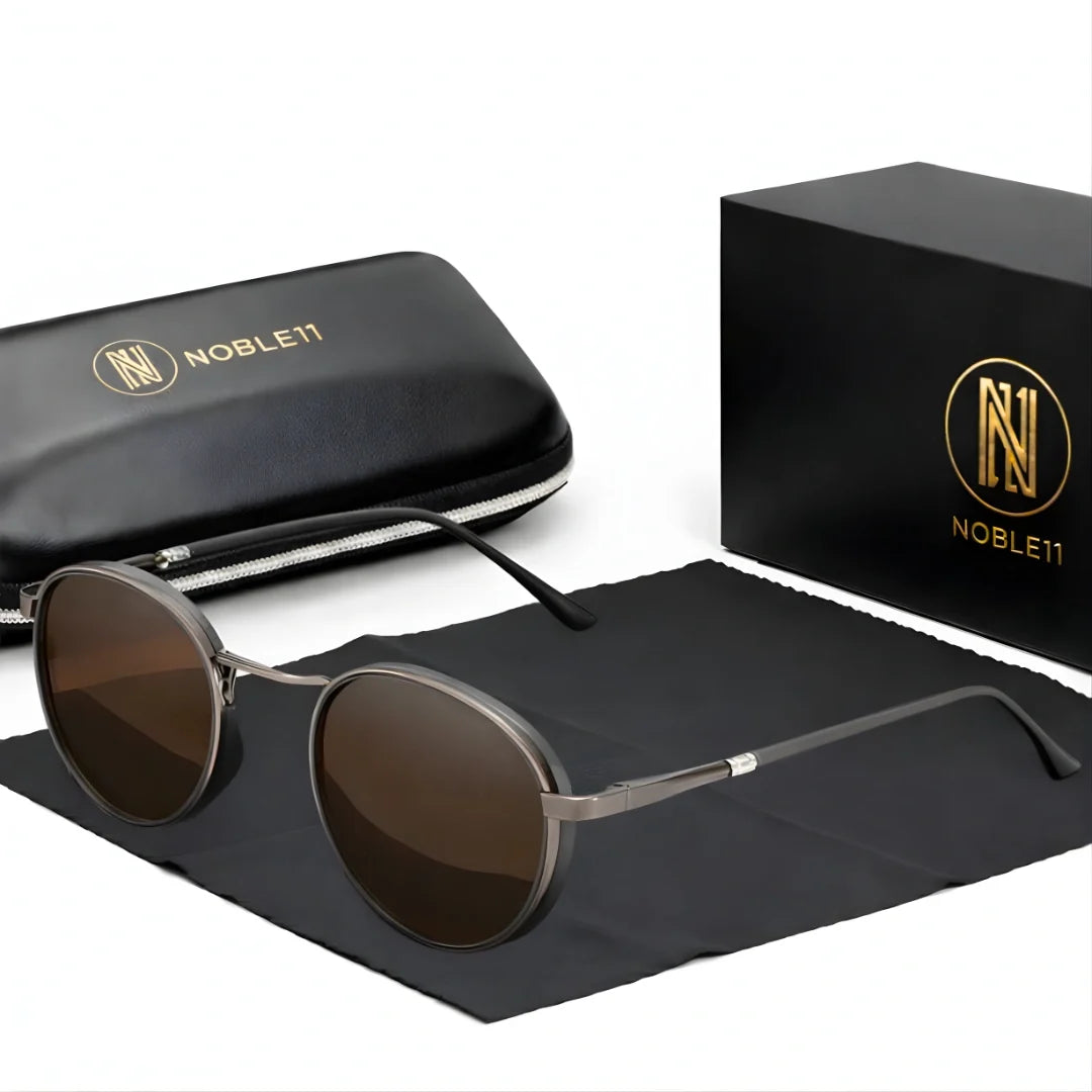 Noble11 Monarch polarized UV400 sunglasses - Amber Brown