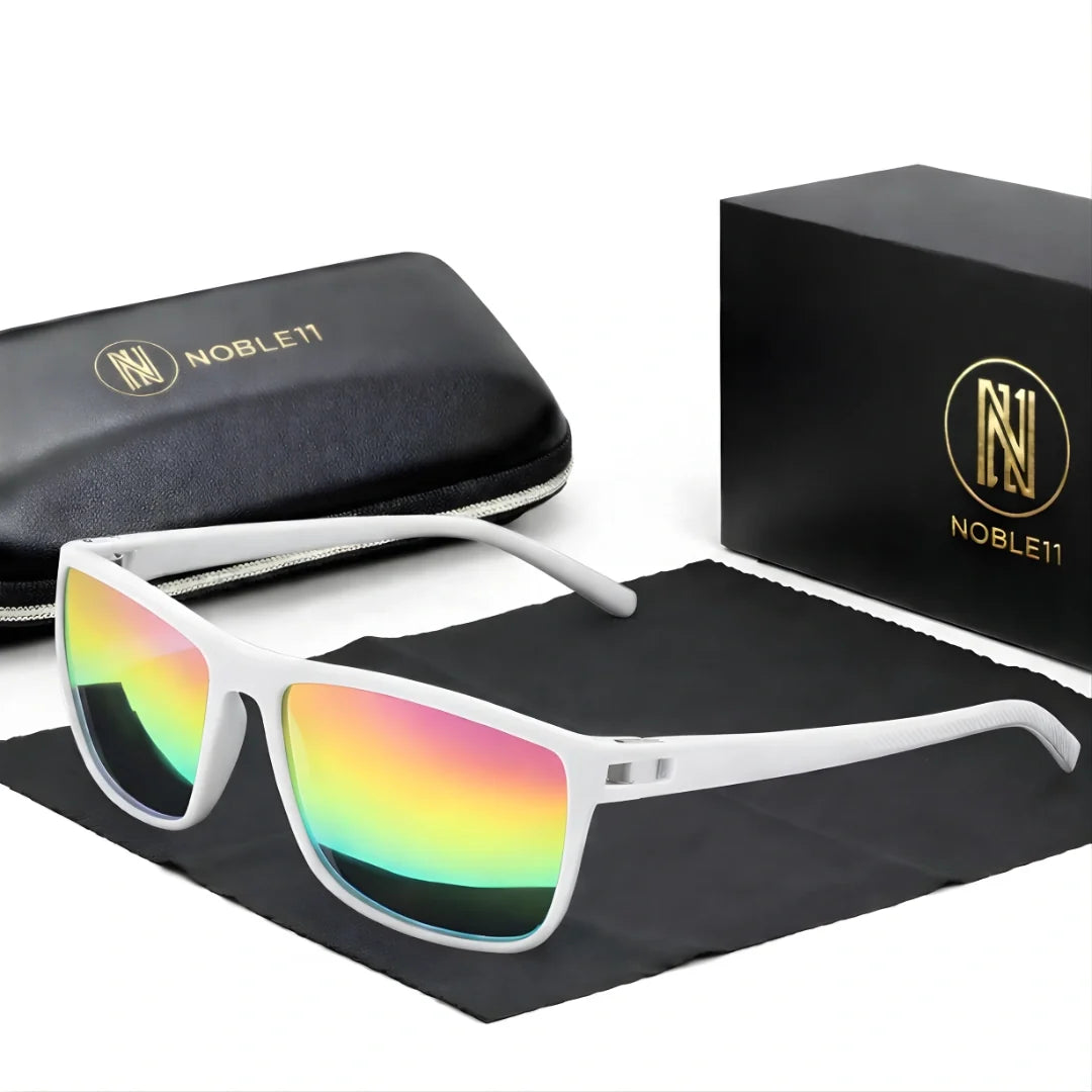 Noble11 Nightfall polarized UV400 sunglasses - Prism White