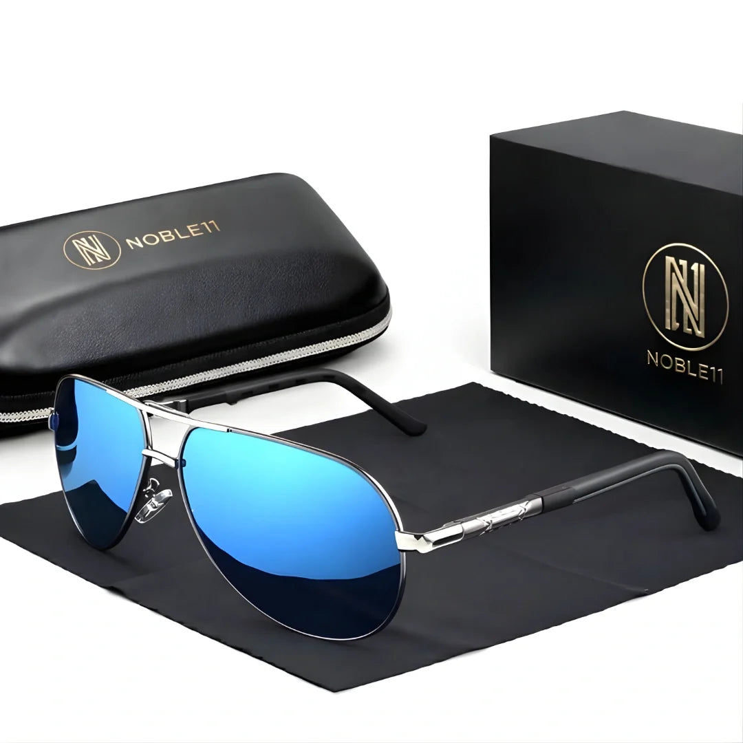Noble11 Regent polarized UV400 sunglasses - Anthracite Blue