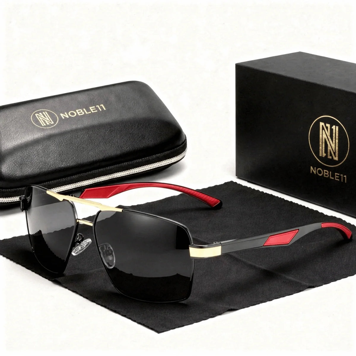 Noble11 Titan polarized UV400 sunglasses - Phantom Red