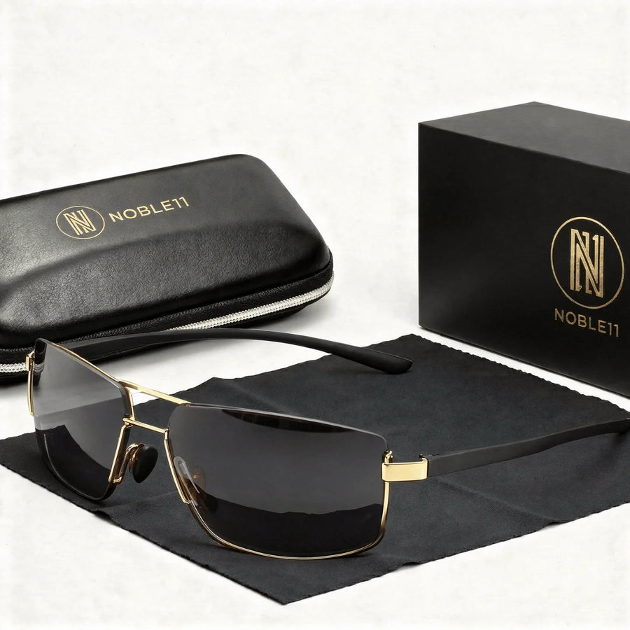 Noble11 Tyrant polarized UV400 sunglasses - Obsidian